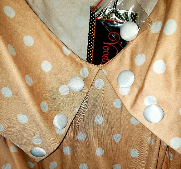 Voodoo Vixen Peaches and cream dress sz XL NWT - Picture 3 of 5